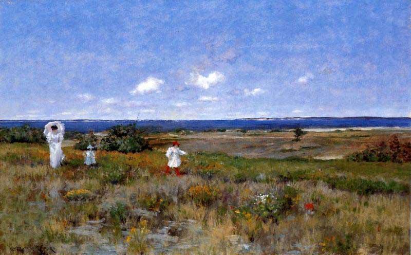William Merrit Chase Near the Beach, Shinnecock china oil painting image